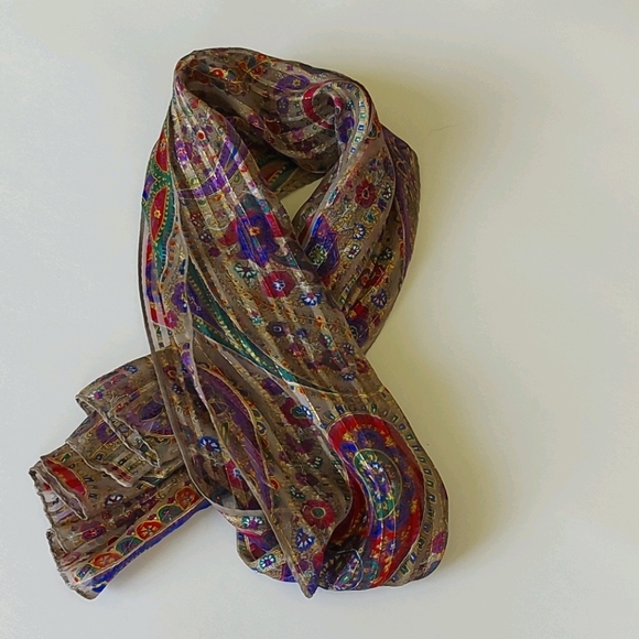 Careta Italian Silk Scarf - Picture 5 of 7